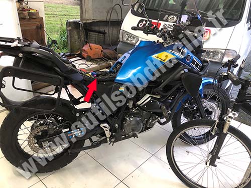 Yamaha XT 660 Z Ténéré - Front of the motorcycle