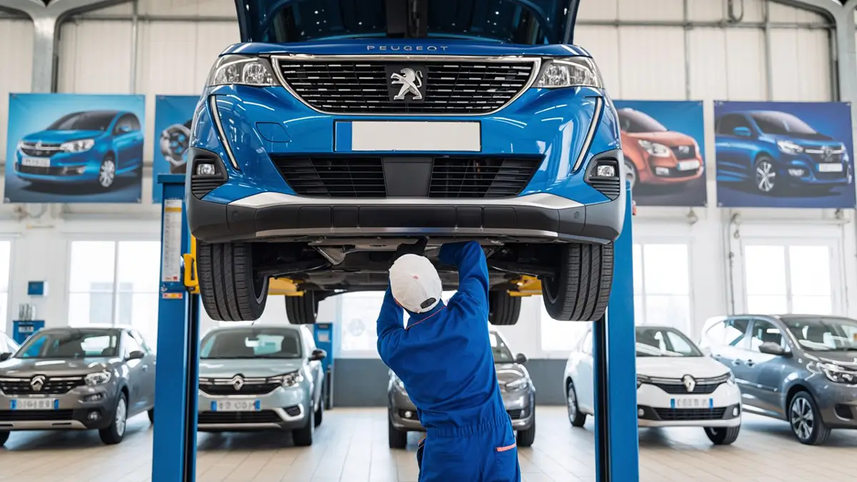 Ölwechselanzeige bei französischen Fahrzeugen