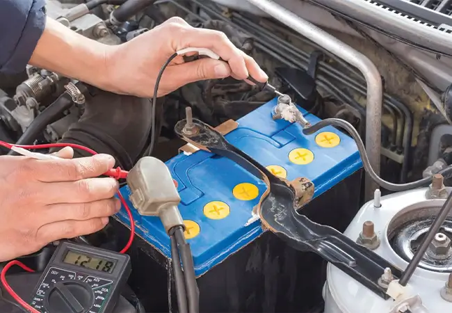 Autobatterie testen