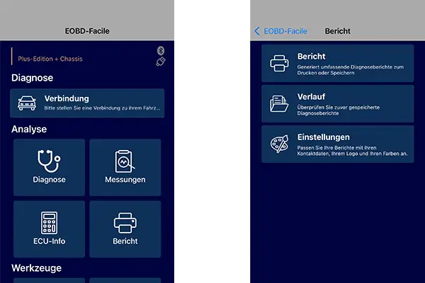 Reiter Bericht am Smartphone