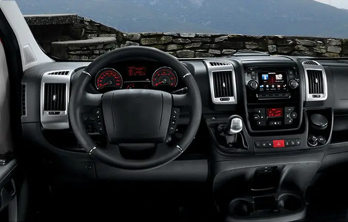 Armaturenbrett eines Fiat Ducato