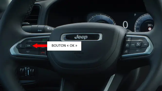 Jeep Lenkradtaste OK