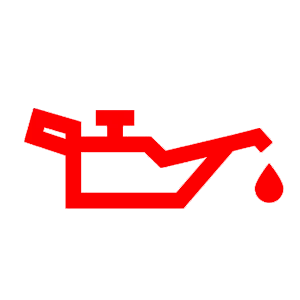 Ölwechselanzeige Lancia rot